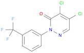4,5-dichloro-2-[3-(trifluoromethyl)phenyl]pyridazin-3(2H)-one