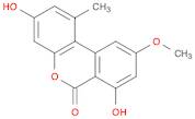 6H-Dibenzo[b,d]pyran-6-one, 3,7-dihydroxy-9-methoxy-1-methyl-