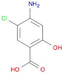 Benzoic acid, 4-amino-5-chloro-2-hydroxy-