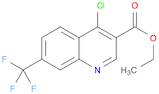 4-CHLORO-7-TRIFLUOROMETHYLQUINOLINE-3-CARBOXYLIC ACID ETHYL ESTER