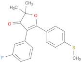 4-(3-fluorophenyl)-2,2-dimethyl-5-(4-(methylthio)phenyl)furan-3(2H)-one