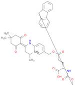 L-Glutamic acid,N-[(9H-fluoren-9-ylmethoxy)carbonyl]-,5-[[4-[[1-(4,4-dimethyl-2,6-dioxocyclohexylidene)-3-methylbutyl]amino]phenyl]methyl]ester