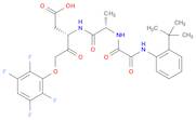 (S)-3-((S)-2-(2-(2-tert-butylphenylamino)-2-oxoacetamido)propanamido)-4-oxo-5-(2,3,5,6-tetrafluorophenoxy)pentanoic acid