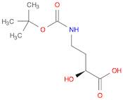 Butanoic acid, 4-[[(1,1-dimethylethoxy)carbonyl]amino]-2-hydroxy-, (2S)- (9CI)