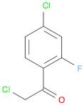 Ethanone, 2-chloro-1-(4-chloro-2-fluorophenyl)- (9CI)