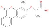 2-(4-METHYL-6-OXO-6H-BENZO[C]CHROMEN-3-YLOXY)-PROPIONIC ACID