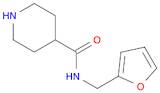 N-(2-FURYLMETHYL)PIPERIDINE-4-CARBOXAMIDE