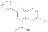 6-METHYL-2-THIEN-2-YLQUINOLINE-4-CARBOXYLIC ACID