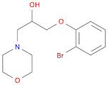 1-(2-bromophenoxy)-3-morpholin-4-ylpropan-2-ol