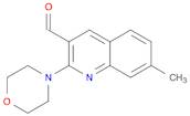 7-METHYL-2-MORPHOLIN-4-YL-QUINOLINE-3-CARBALDEHYDE