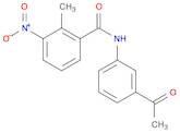 N-(3-acetylphenyl)-2-methyl-3-nitrobenzamide
