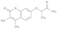 3,4-dimethyl-7-(1-methyl-2-oxopropoxy)-2H-chromen-2-one