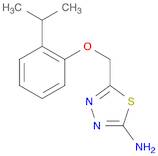5-[(2-isopropylphenoxy)methyl]-1,3,4-thiadiazol-2-amine