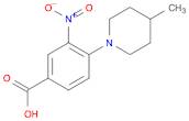 4-(4-METHYL-PIPERIDIN-1-YL)-3-NITRO-BENZOIC ACID