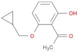 1-[2-(Cyclopropylmethoxy)-6-hydroxyphenyl]ethanone