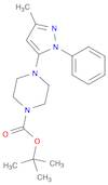 1-Piperazinecarboxylic acid, 4-(3-Methyl-1-phenyl-1H-pyrazol-5-yl)-, 1,1-diMethylethyl ester