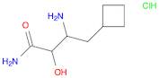 3-Amino-4-cyclobutyl-2-hydroxybutanamide hydrochloride