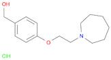BenzeneMethanol, 4-[2-(hexahydro-1H-azepin-1-yl)ethoxy]- (hydrochloride)