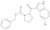 benzyl 2-(5-broMo-1H-indole-3-carbonyl)pyrrolidine-1-carboxylate