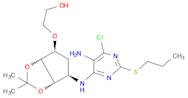 Ethanol, 2-[[(3aR,4S,6R,6aS)-6-[[5-aMino-6-chloro-2-(propylthio)-4-pyriMidinyl]aMino]tetrahydro-2,2-diMethyl-4H-cyclopenta-1,3-dioxol-4-yl]oxy]-