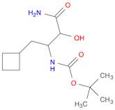 (2-CARBAMOYL-1-CYCLOBUTYLMETHYL-2-HYDROXY-ETHYL)-CARBAMIC ACID TERT-BUTYL ESTER