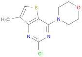 Thieno[3,2-d]pyriMidine, 2-chloro-7-Methyl-4-(4-Morpholinyl)-