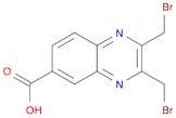 6-Quinoxalinecarboxylic acid, 2,3-bis(bromomethyl)-