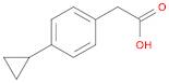 Benzeneacetic acid, 4-cyclopropyl-