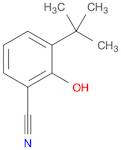 2-hydroxy-3-tert-butyl benzonitrile