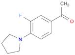 1-(3-FLUORO-4-PYRROLIDIN-1-YLPHENYL)ETHANONE
