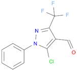3-trifluoromethyl-1-phenyl-1H-5-chloropyrazole-4-carbaldehyde