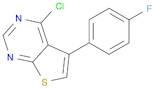 4-CHLORO-5-(4-FLUOROPHENYL)THIENO[2,3-D]PYRIMIDINE