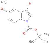 3-BROMO-5-METHOXYINDOLE-1-CARBOXYLIC ACID TERT-BUTYL ESTER