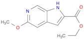 ETHYL 5-METHOXY-1H-PYRROLO[2, 3-C]PYRIDINE-2-CARBOXYLATE