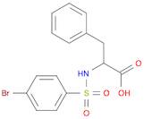 2-([(4-BROMOPHENYL)SULFONYL]AMINO)-3-PHENYLPROPANOIC ACID