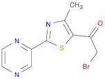 2-BROMO-1-[4-METHYL-2-(2-PYRAZINYL)-1,3-THIAZOL-5-YL]-1-ETHANONE