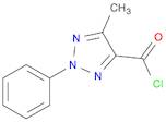 5-METHYL-2-PHENYL-2H-1,2,3-TRIAZOLE-4-CARBONYL CHLORIDE