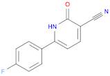 6-(4-FLUOROPHENYL)-1,2-DIHYDRO-2-OXOPYRIDINE-3-CARBONITRILE