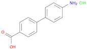 4'-Amino-[1,1'-biphenyl]-4-carboxylic acid hydrochloride