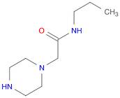 1-Piperazineacetamide,N-propyl-(9CI)