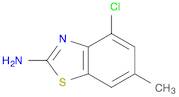 2-Benzothiazolamine,4-chloro-6-methyl-(9CI)