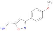 1-[3-(4-methoxyphenyl)-5-isoxazolyl]methanamine