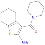 (2-Amino-4,5,6,7-tetrahydrobenzo[b]thiophen-3-yl)(piperidin-1-yl)methanone