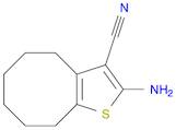 2-amino-4,5,6,7,8,9-hexahydrocycloocta[b]thiophene-3-carbonitrile
