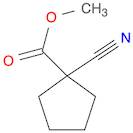 Cyclopentanecarboxylic acid, 1-cyano-, methyl ester (9CI)