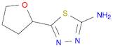 5-(tetrahydro-2-furanyl)-1,3,4-thiadiazol-2-amine