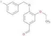 3-ETHOXY-4-[(3-FLUOROBENZYL)OXY]BENZALDEHYDE