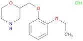 2-[(2-ethoxyphenoxy)methyl]morpholine hydrochloride