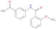 N-(3-acetylphenyl)-2-methoxybenzamide