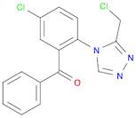 [5-chloro-2-[3-(chloromethyl)-4H-1,2,4-triazol-4-yl]phenyl] phenyl ketone
